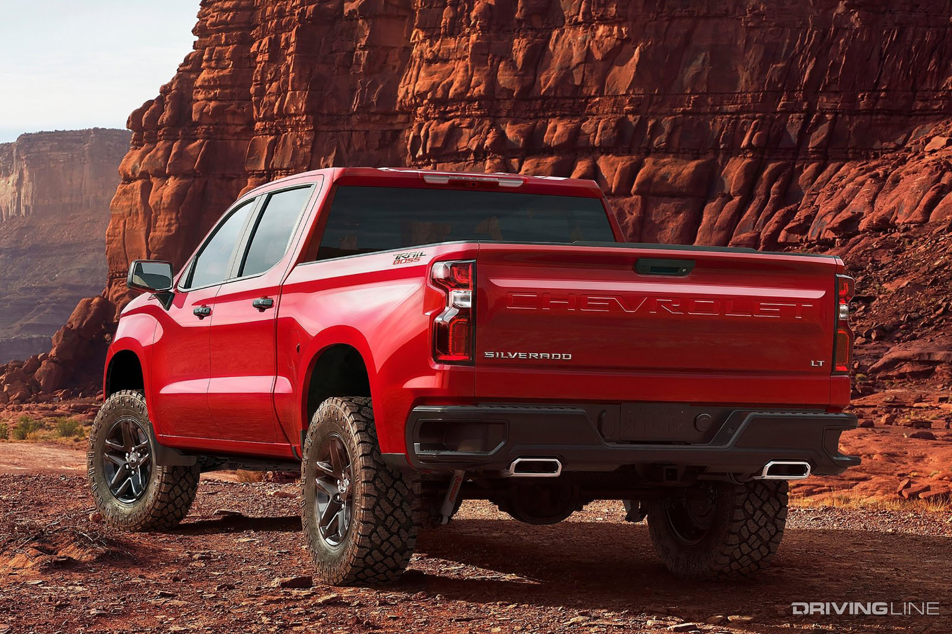 Chevy Silverado Trail Boss Rear View