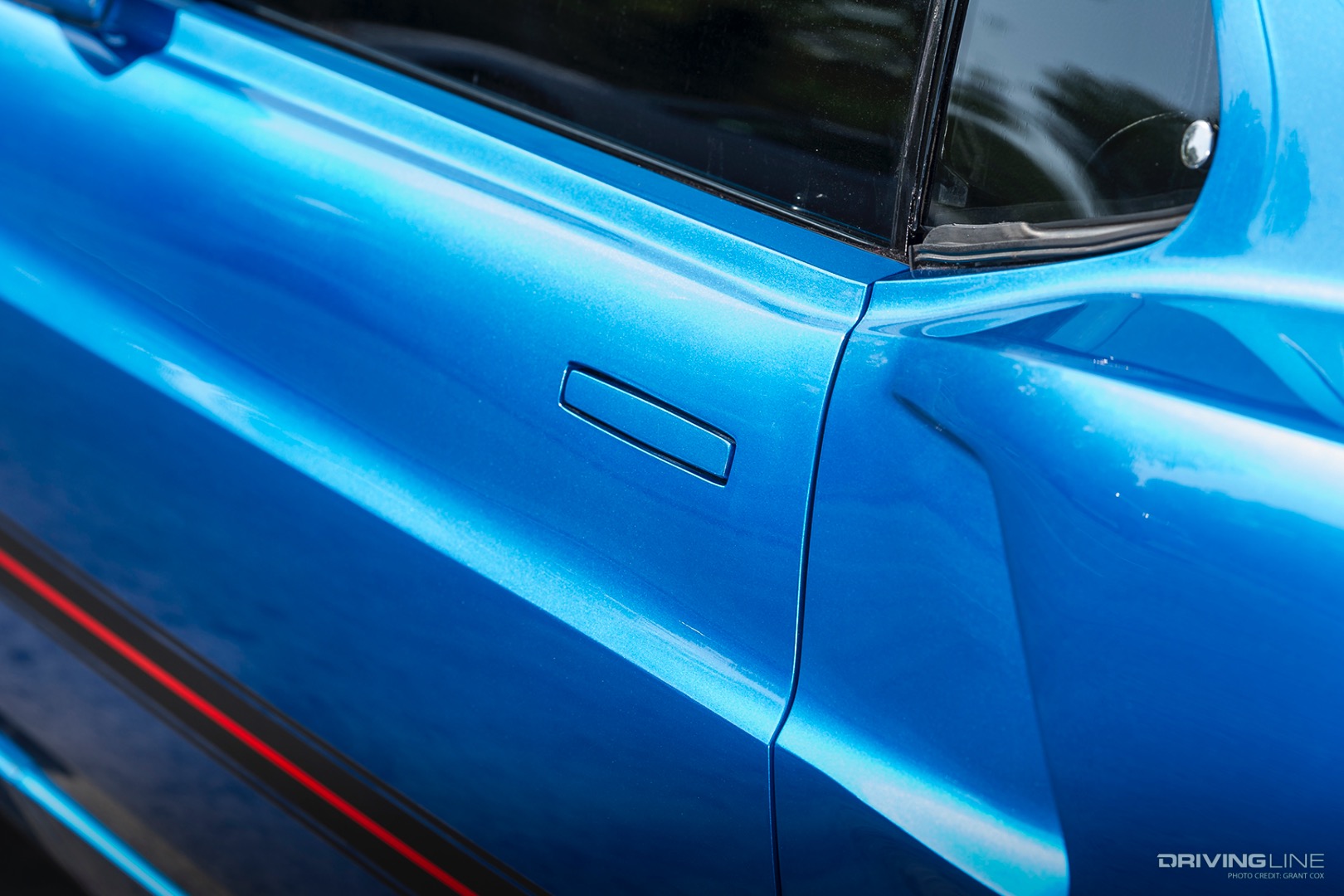 Door Handles of the Godfrey's '69 Ford Mustang Mach 1