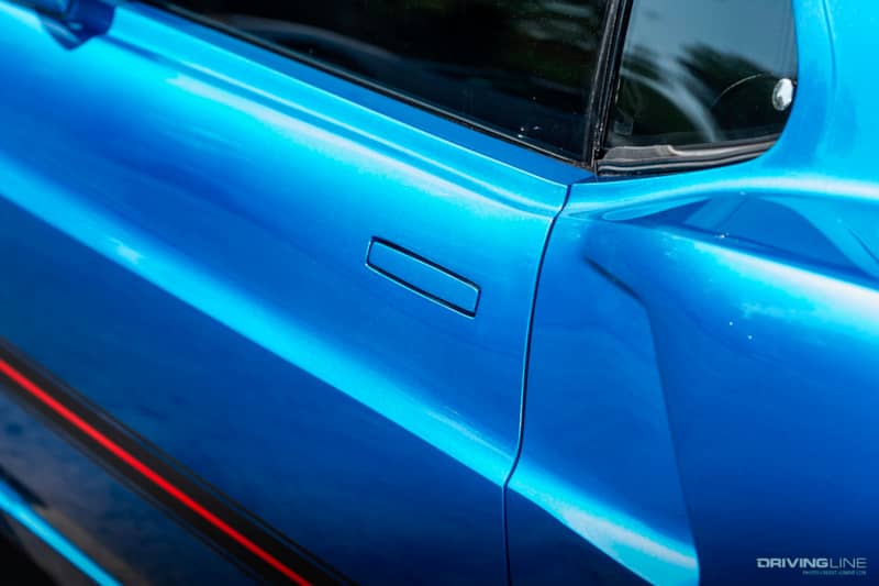 Door Handles of the Godfrey's '69 Ford Mustang Mach 1