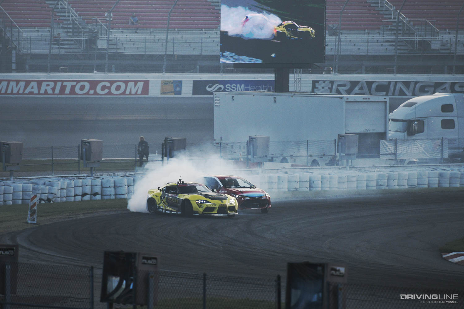 Formula Drift 2020 St Louis Aasbo vs Tuerck Tandem Battle