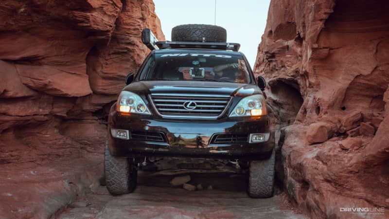 Mike's GX470 in the Squeeze