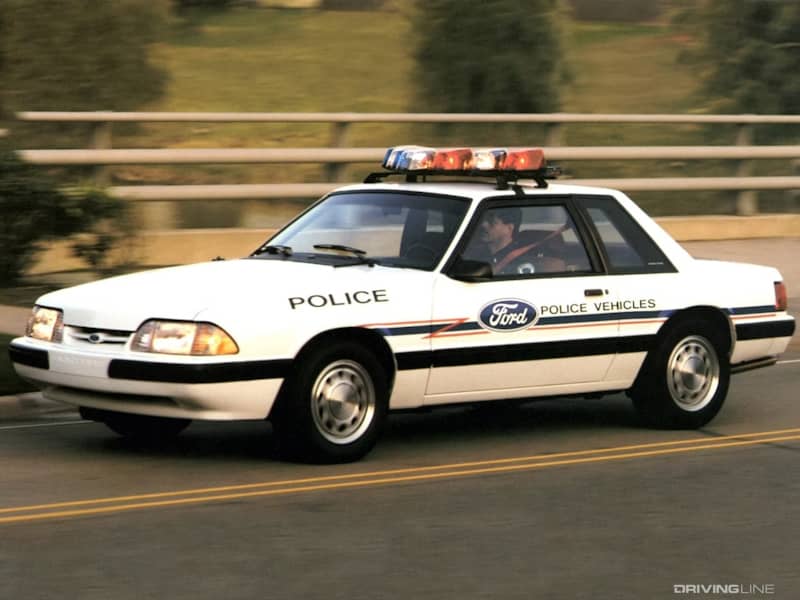 Ford Mustang SSP at speed