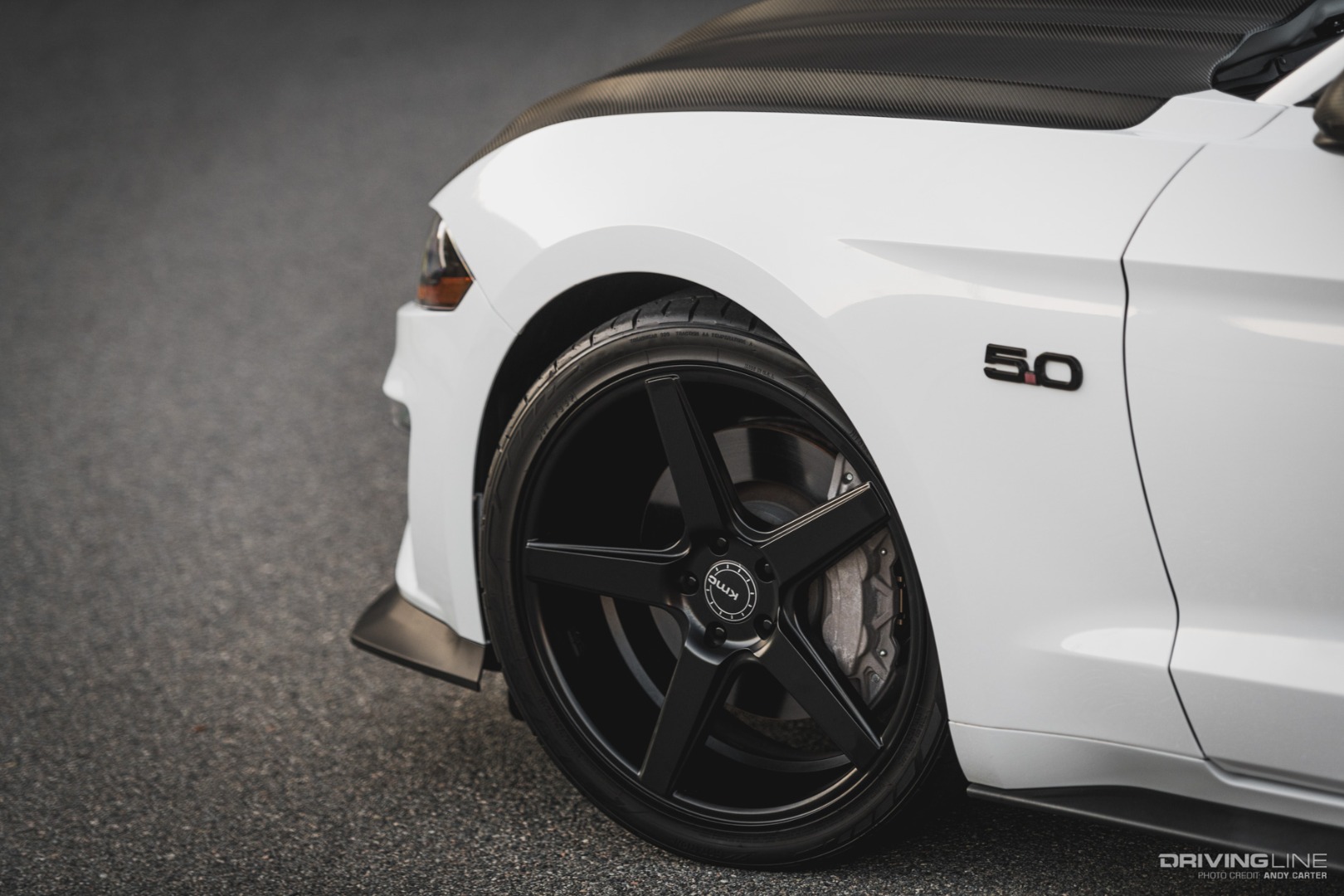 KMC wheels on a S550 Mustang