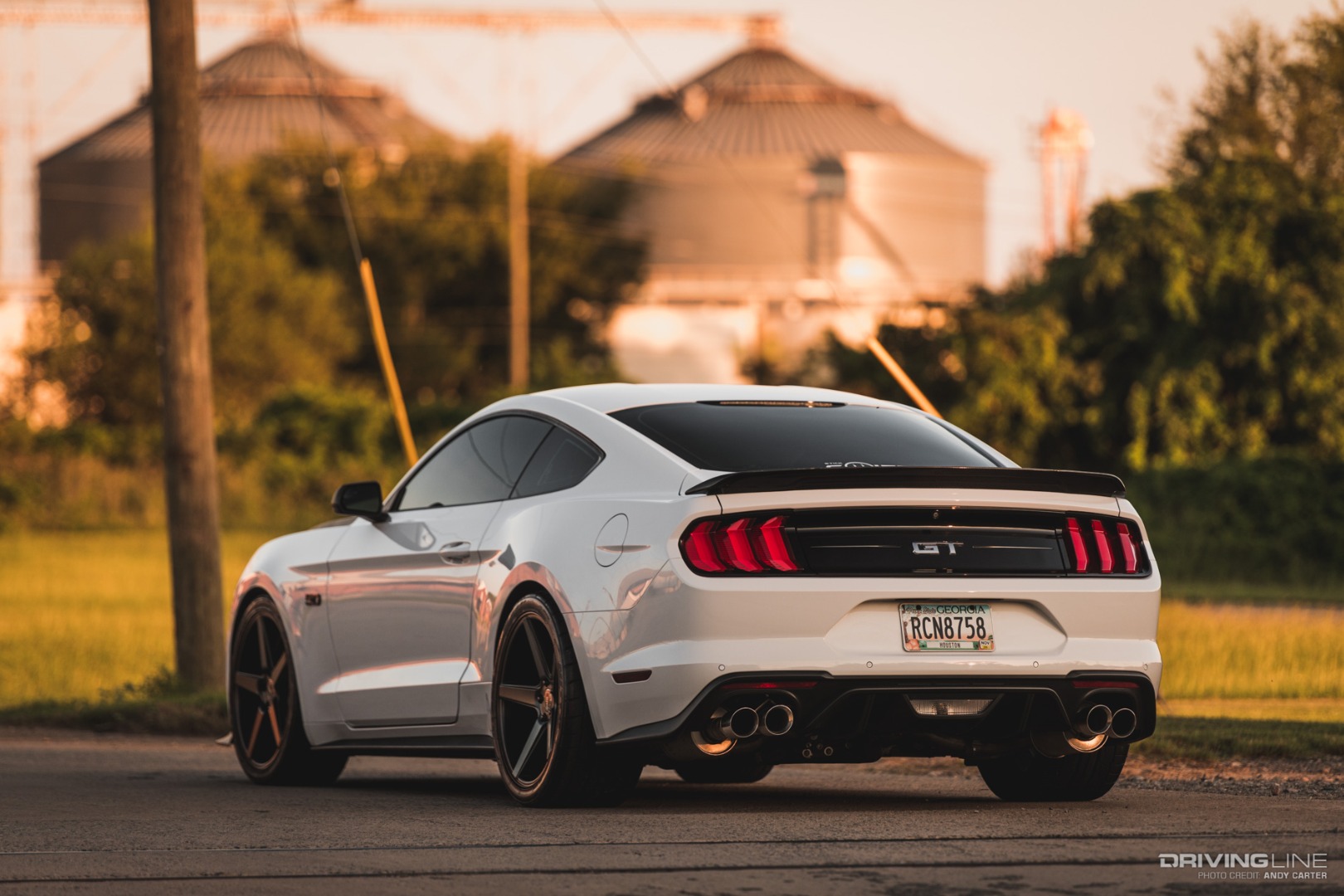 S550 Mustang rear shot