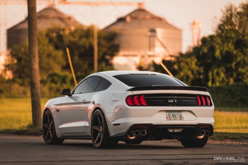 S550 Mustang rear shot