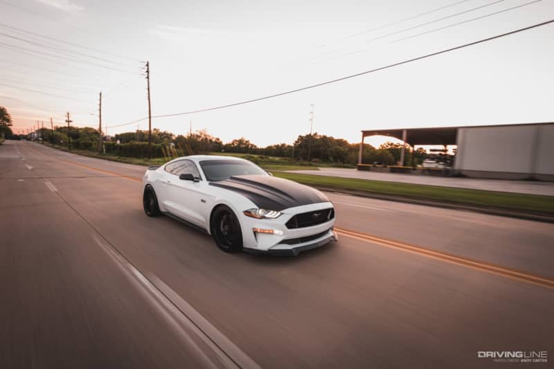 S550 Mustang rolling shot