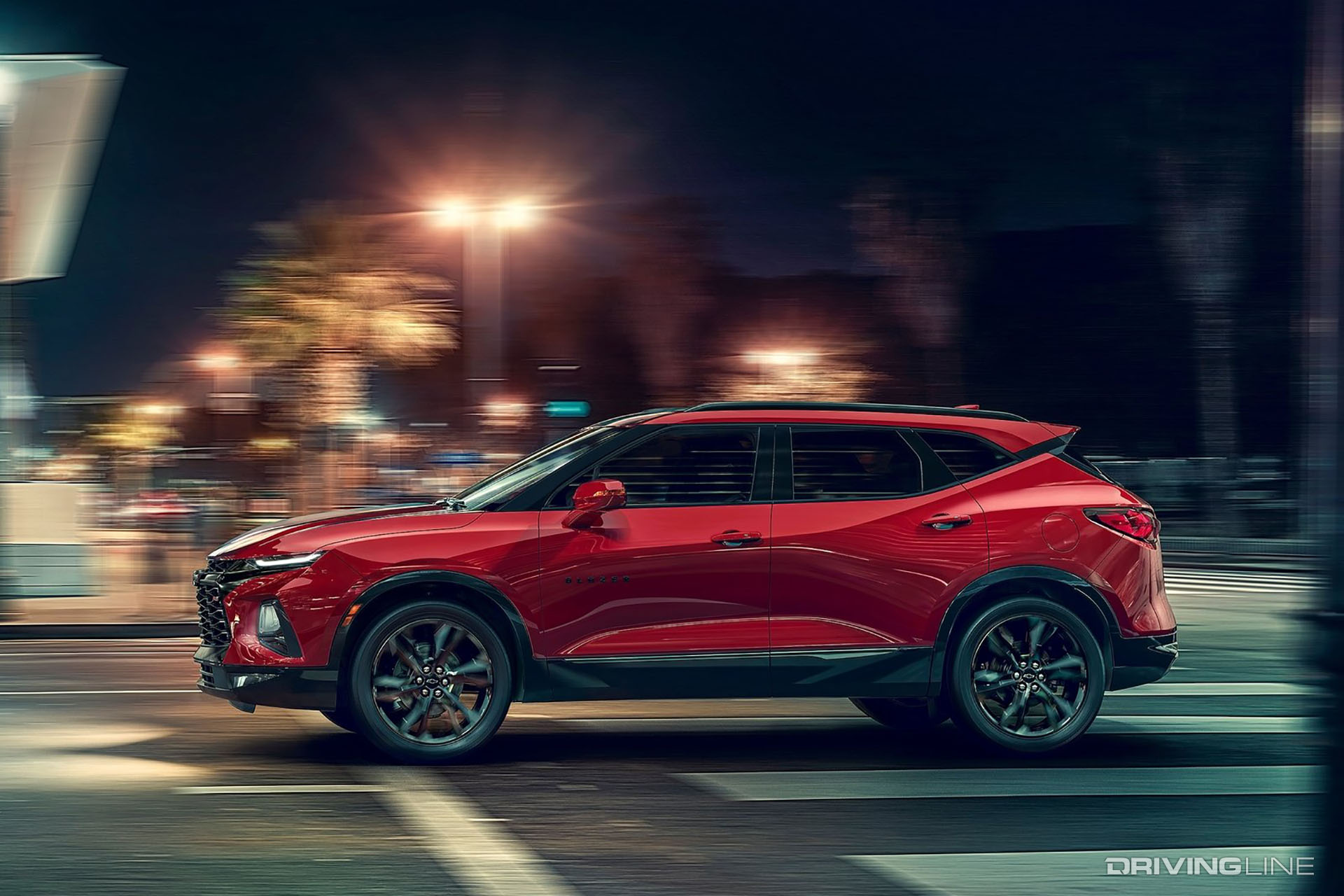 2019 Chevy Blazer Red Side View