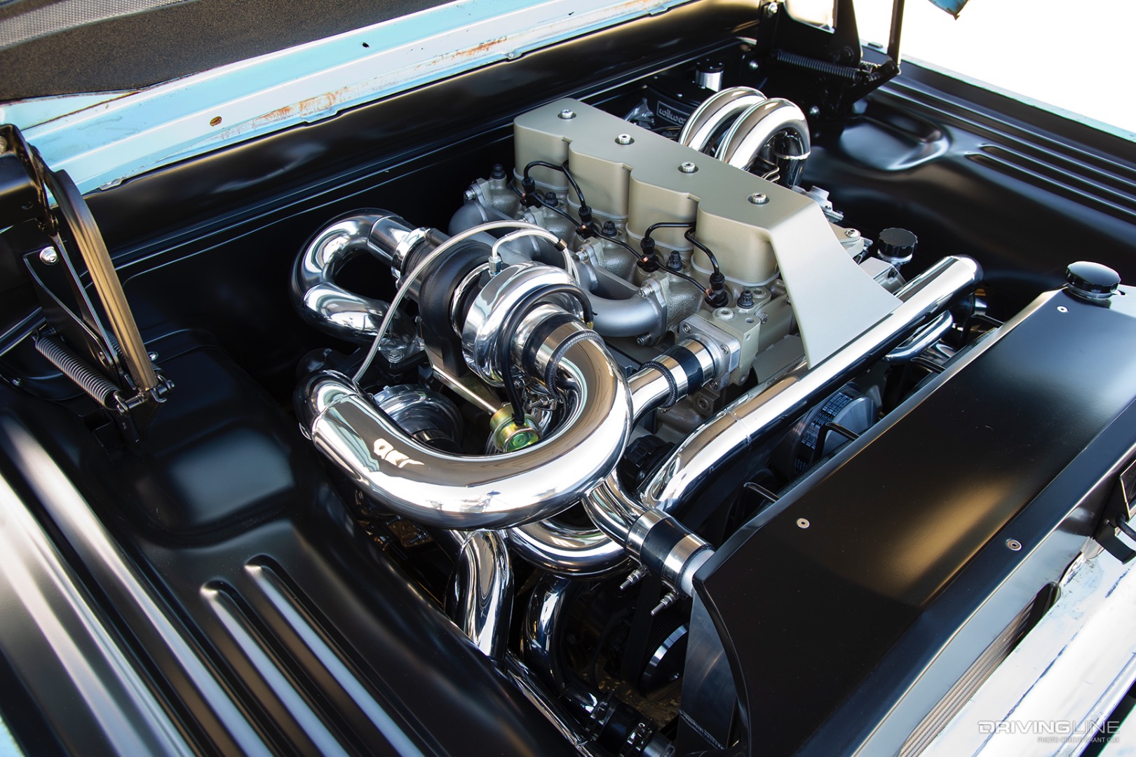 Engine of DCM Classic's '62 Dodge D100