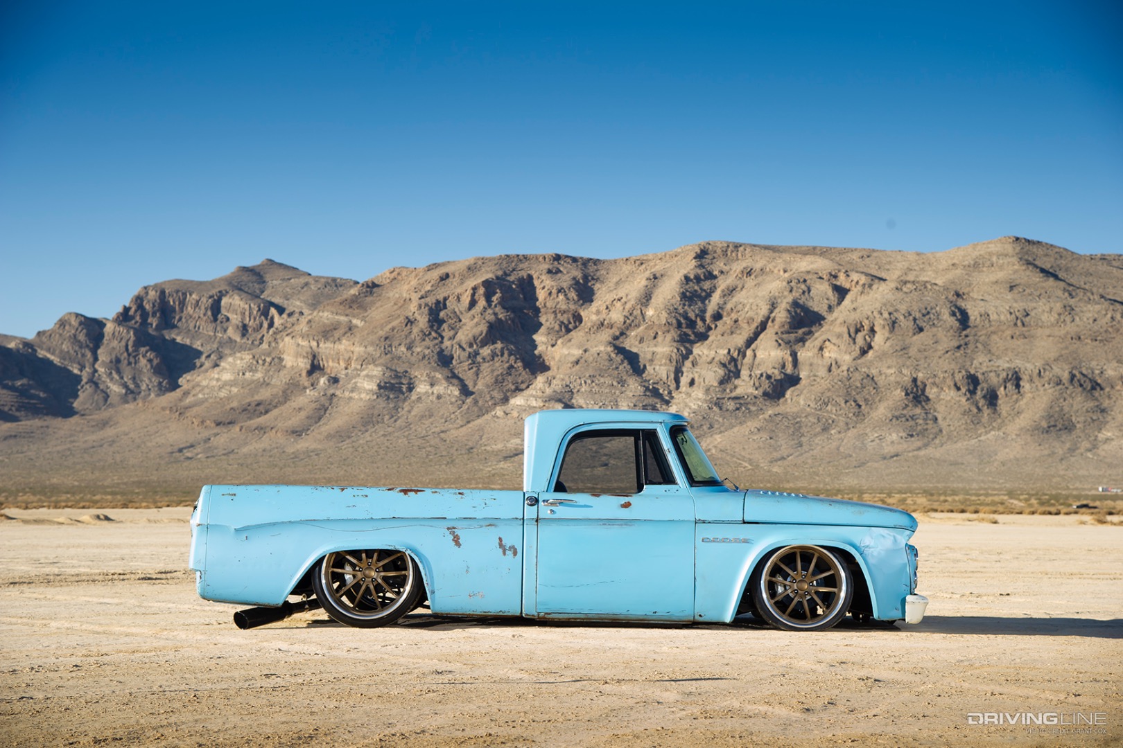 Side of DCM Classic's '62 Dodge D100