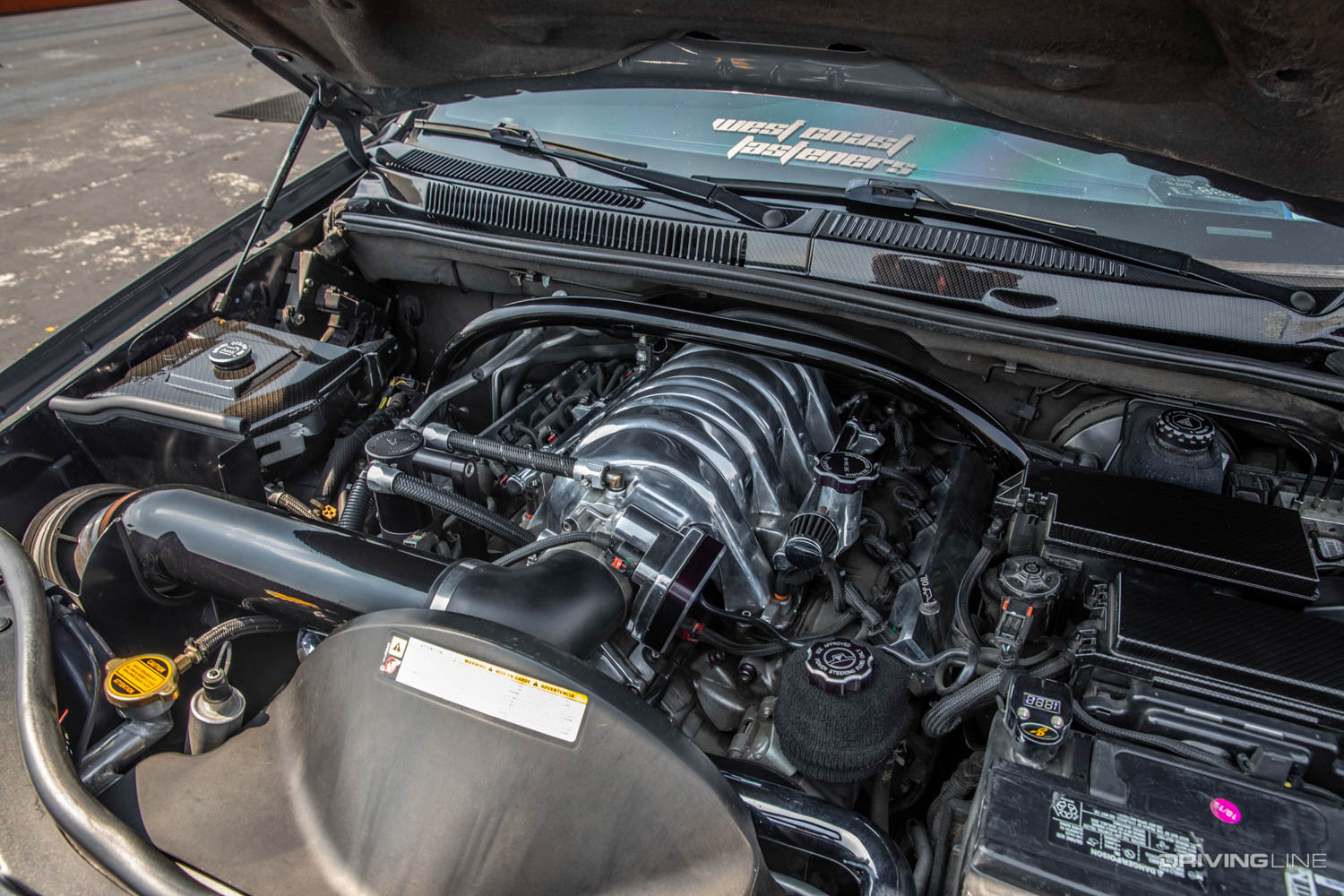 Dodge SRT8 Engine Compartment