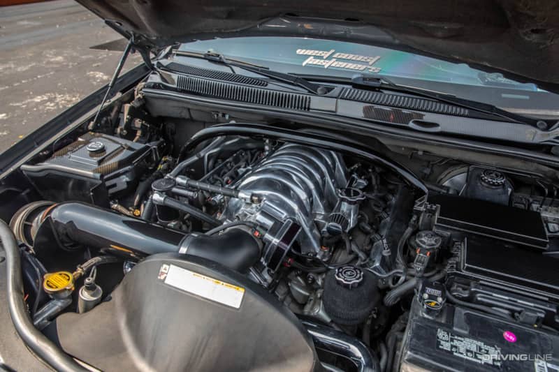 Dodge SRT8 Engine Compartment