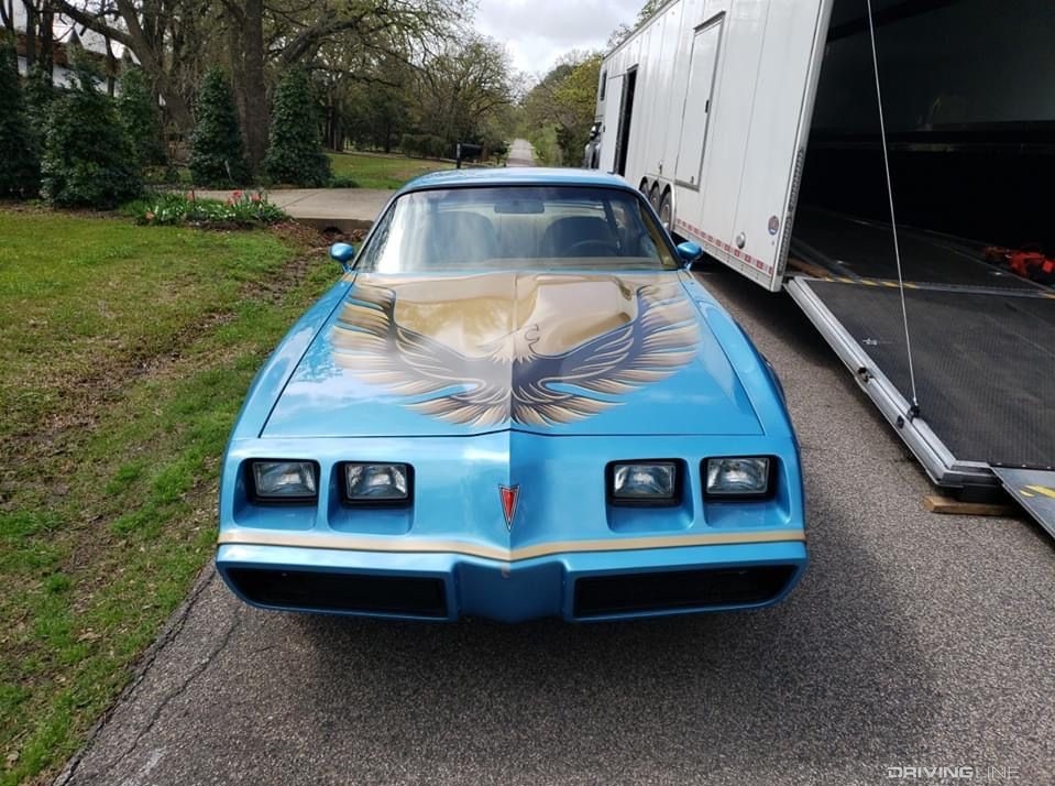 Macho T/A in blue next to hauler.