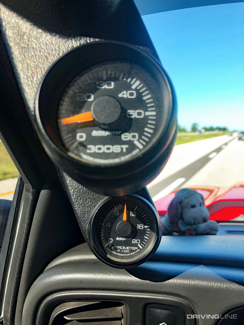 Exhaust Gas Temperature Diesel Truck Gauge