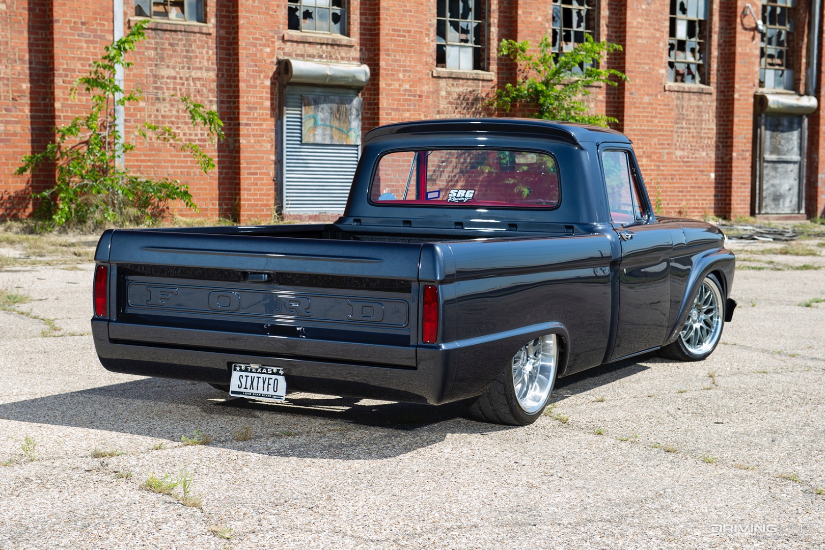 Rear of Dustin McLeod's '64 Ford F-100