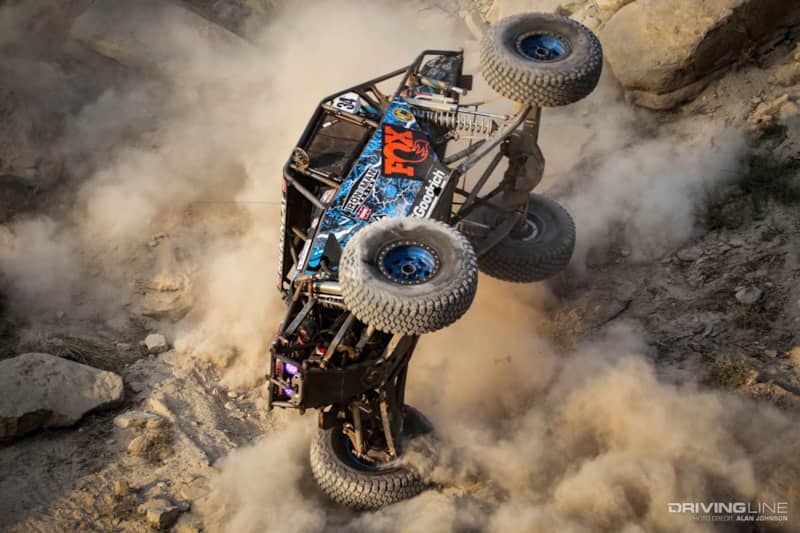 2020 Ultra4 racing Moab car flipping over
