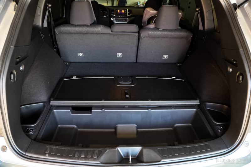 2020 Honda Passport Rear Storage