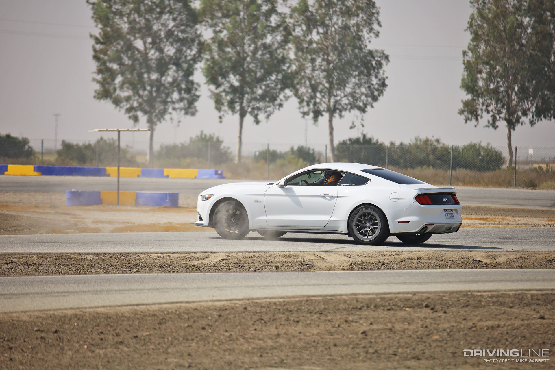 2016 Mustang GT on Kart Track