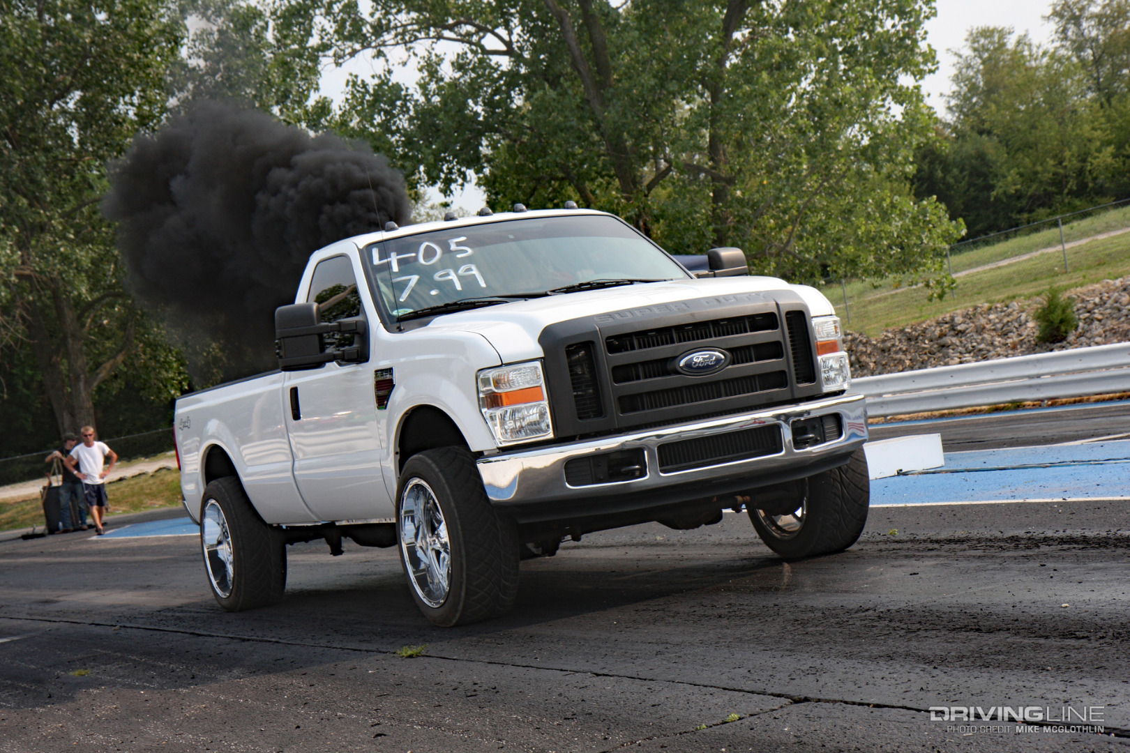 4x4 Launch Ford Super Duty Drag Race