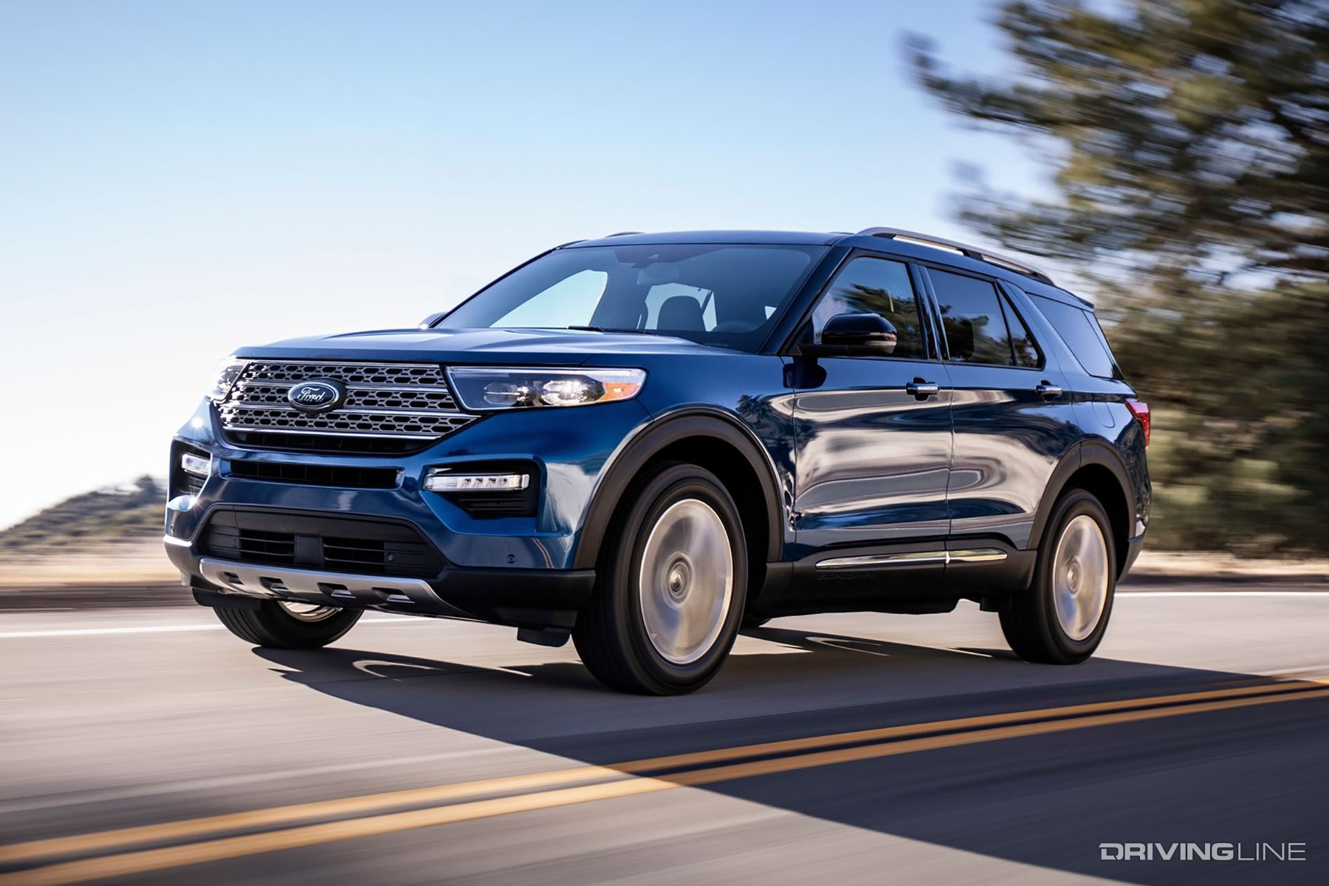 2020 Ford Explorer Blue