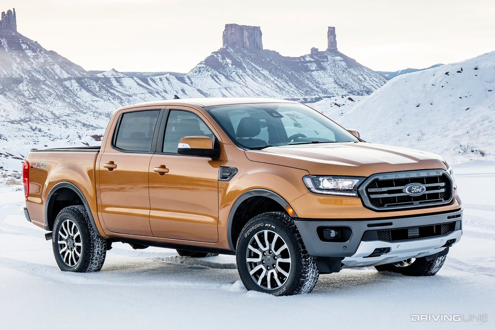 2019 Ford Ranger in Snow