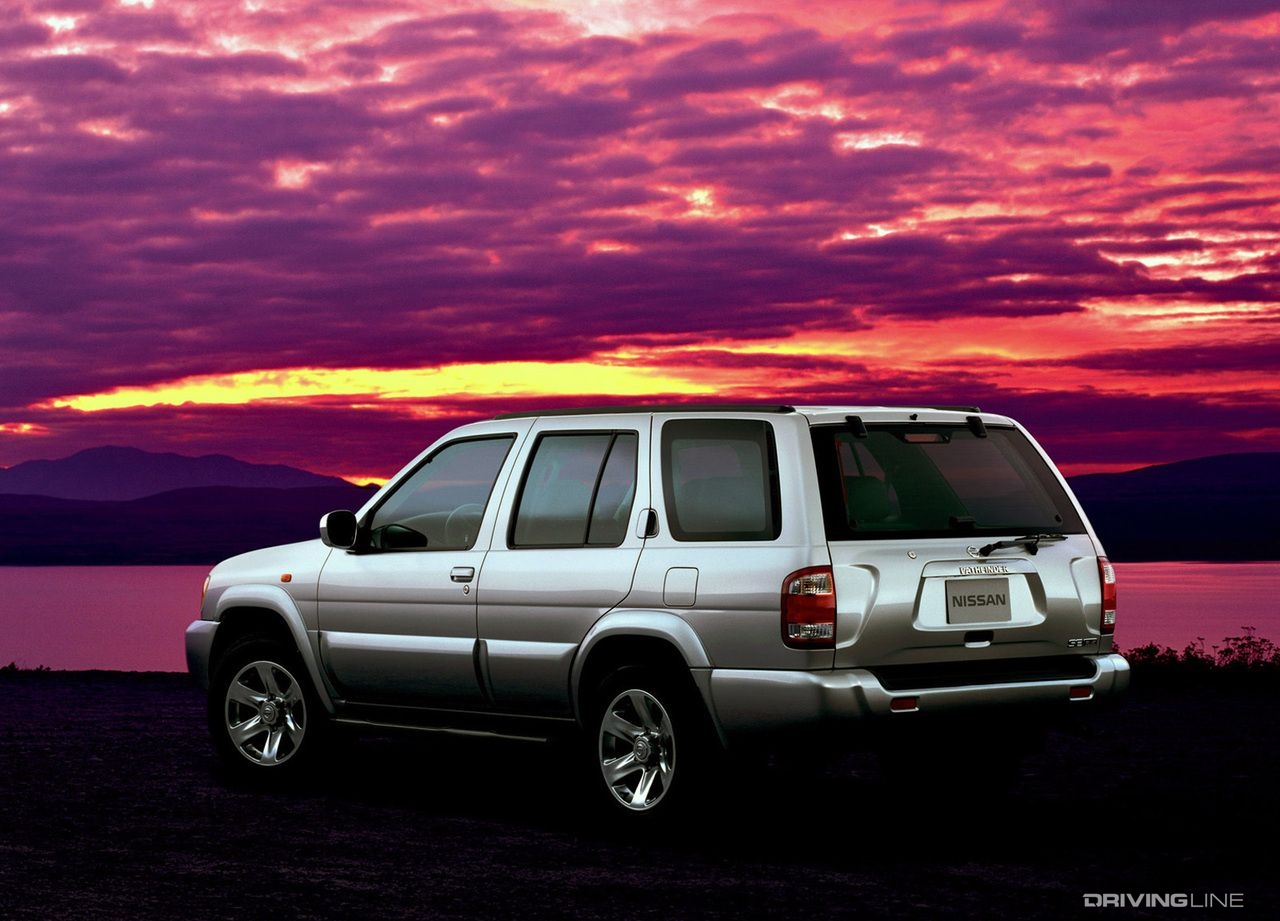 Nissan Pathfinder sunset