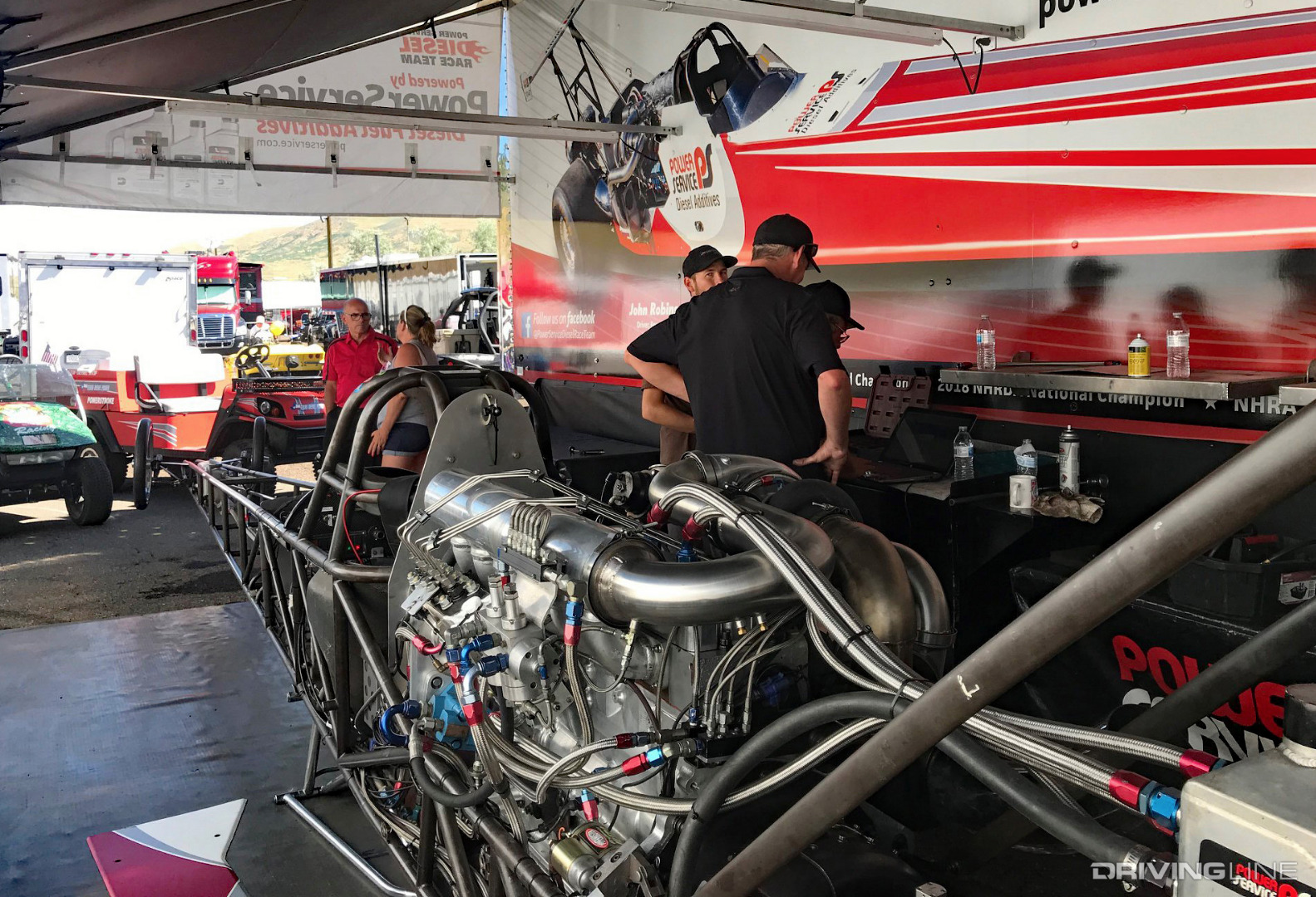 Compound Turbo Cummins Race Engine