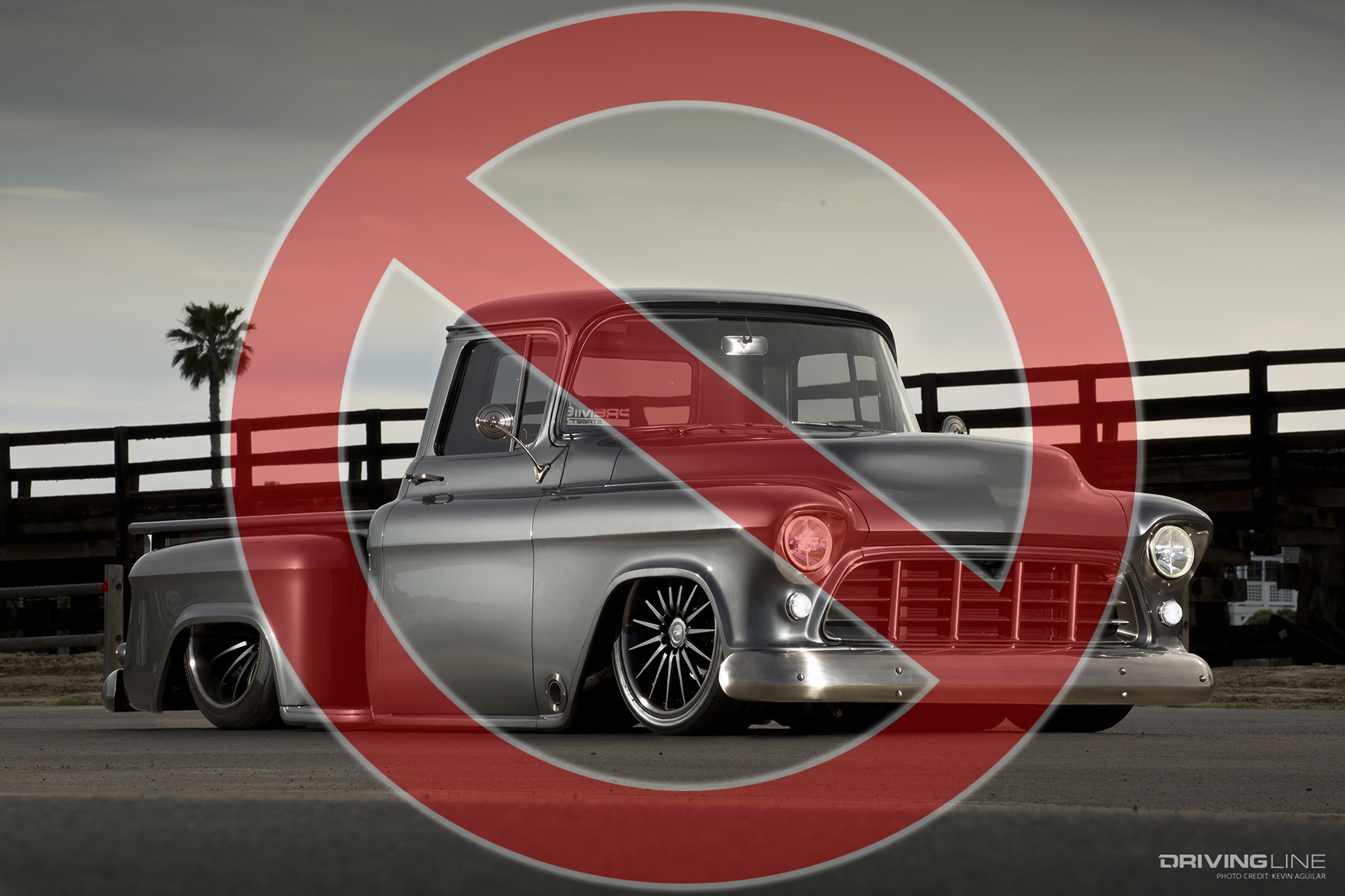 Gas Ban with  Premier Street Rod's Sinister '56 Chevy