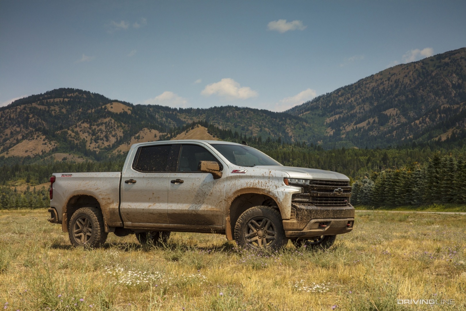 2020 Chevrolet Silverado Trail Boss mountains