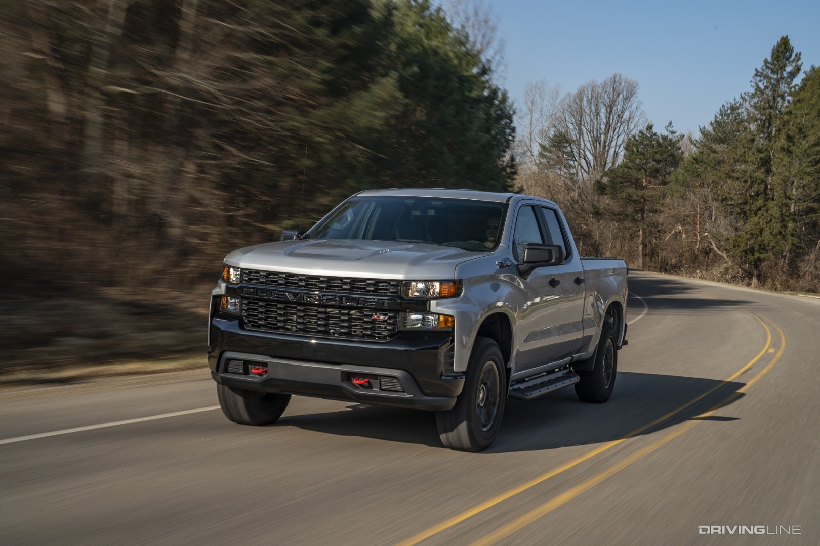 2020 Chevrolet Silverado Trail Boss on highway