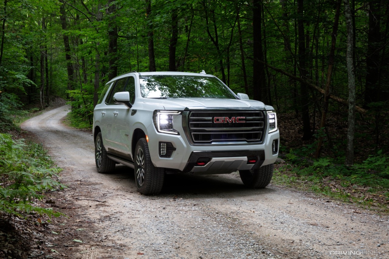 2020 GMC Yukon AT4 on gravel road