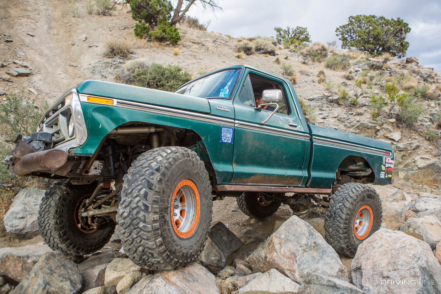 Ford F150 rock crawling on Nitto Trail Grappler tires