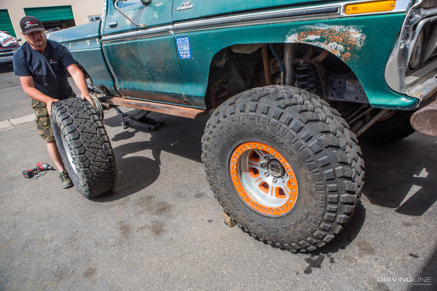Swapping out 40inch Trail grappler tires for 37inch ridge grappler