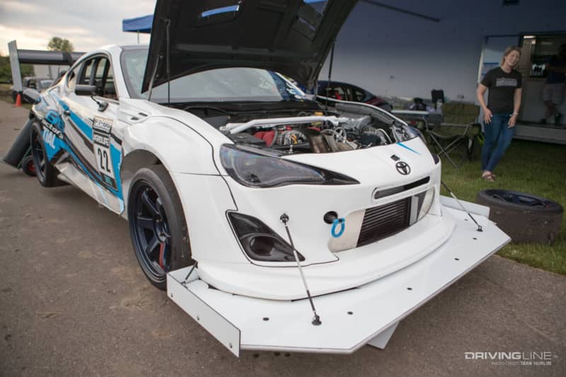 track car with big splitter
