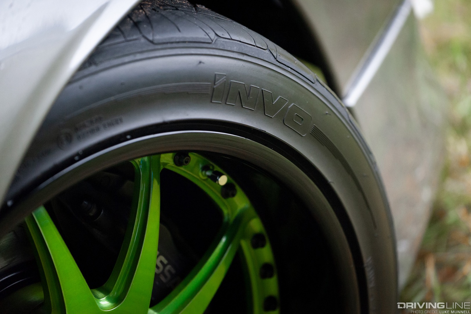Nitto INVO tires were chosen to wrap the Avant-Garde F221 wheels on Matt Snell's Nissan S14