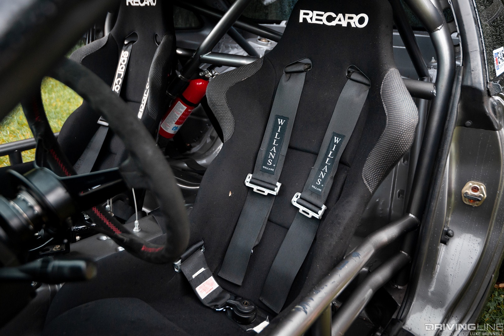 Recaro SPG seats and Willans harnesses in 240SX