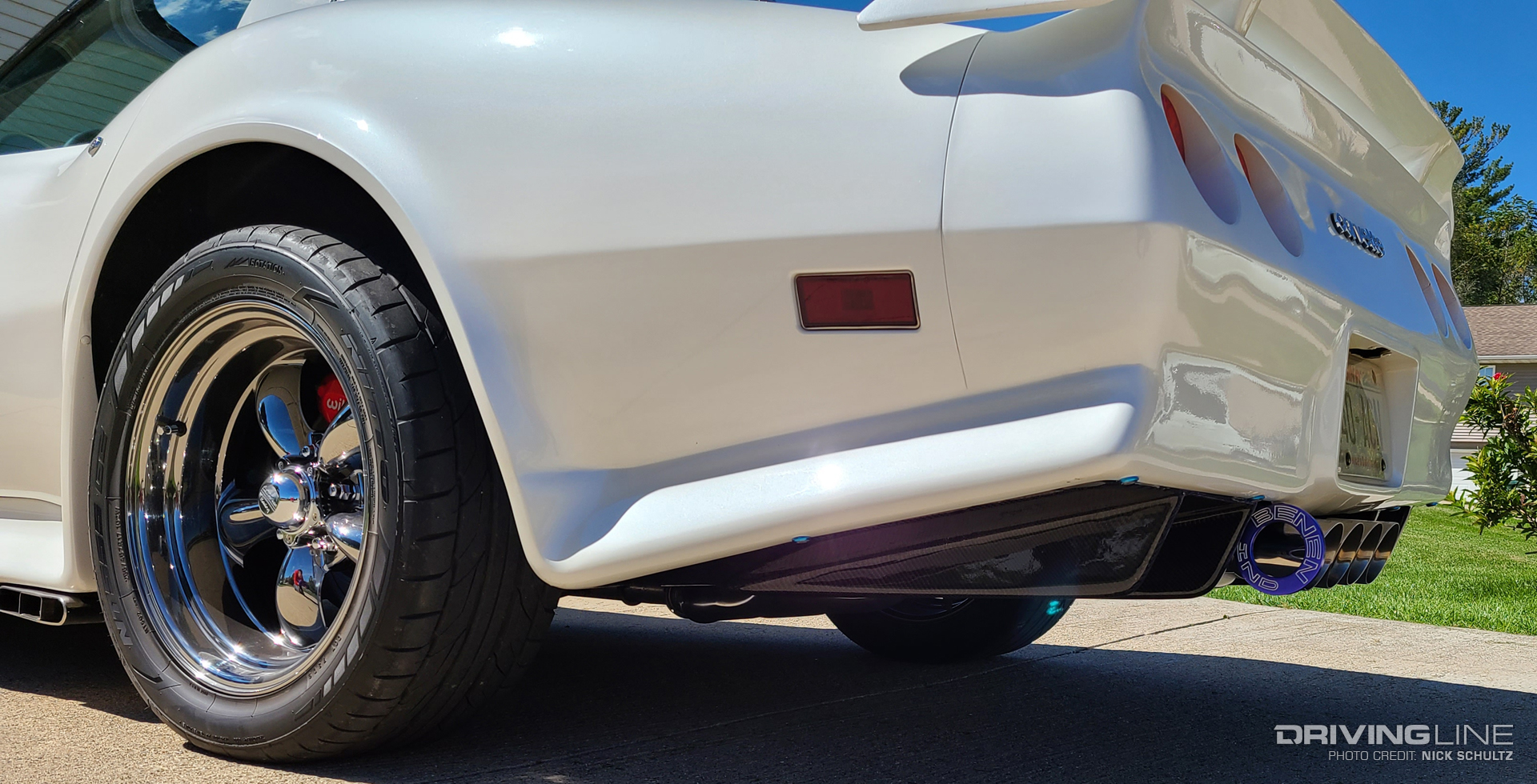 C3 Chevrolet Corvette rear diffuser and rear aero detail