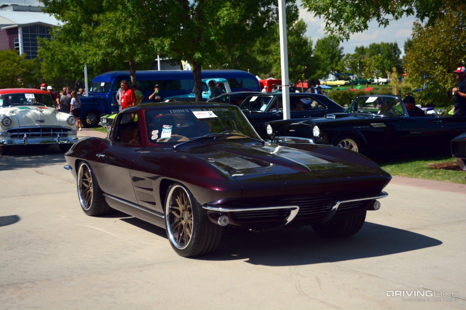 1963 Restomod Corvette Stingray Front 3/4 Driving