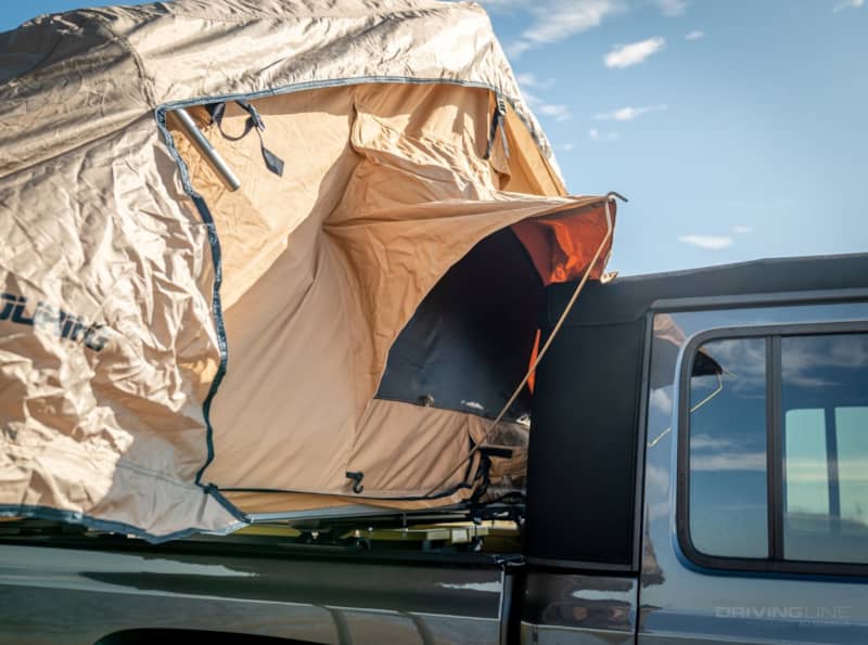 Jeep Gladiator low profile cheap bed rack arb simpson series III tent