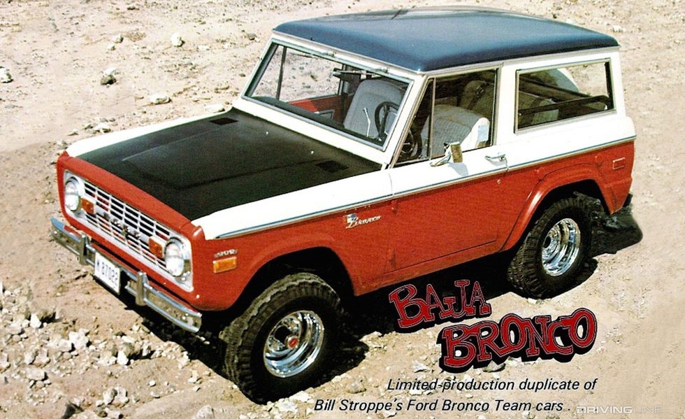 Baja Bronco aLimited production duplicate of Bill Stroppe's Ford Bronco Team cars