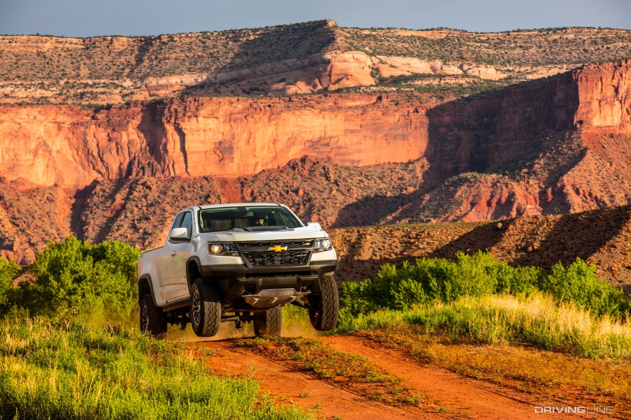 Chevrolet Colorado ZR2 mid-air