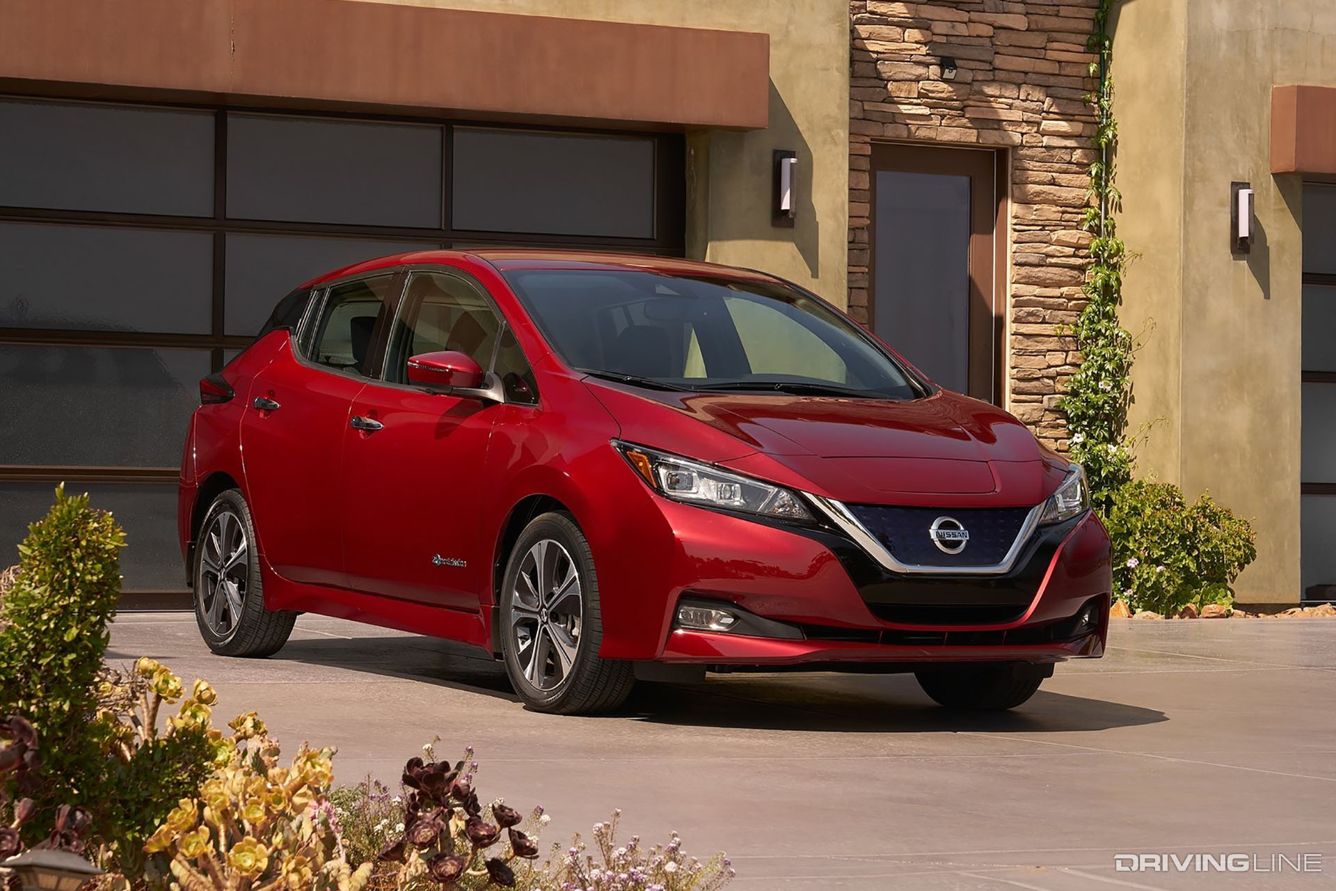 2018 Nissan Leaf Red