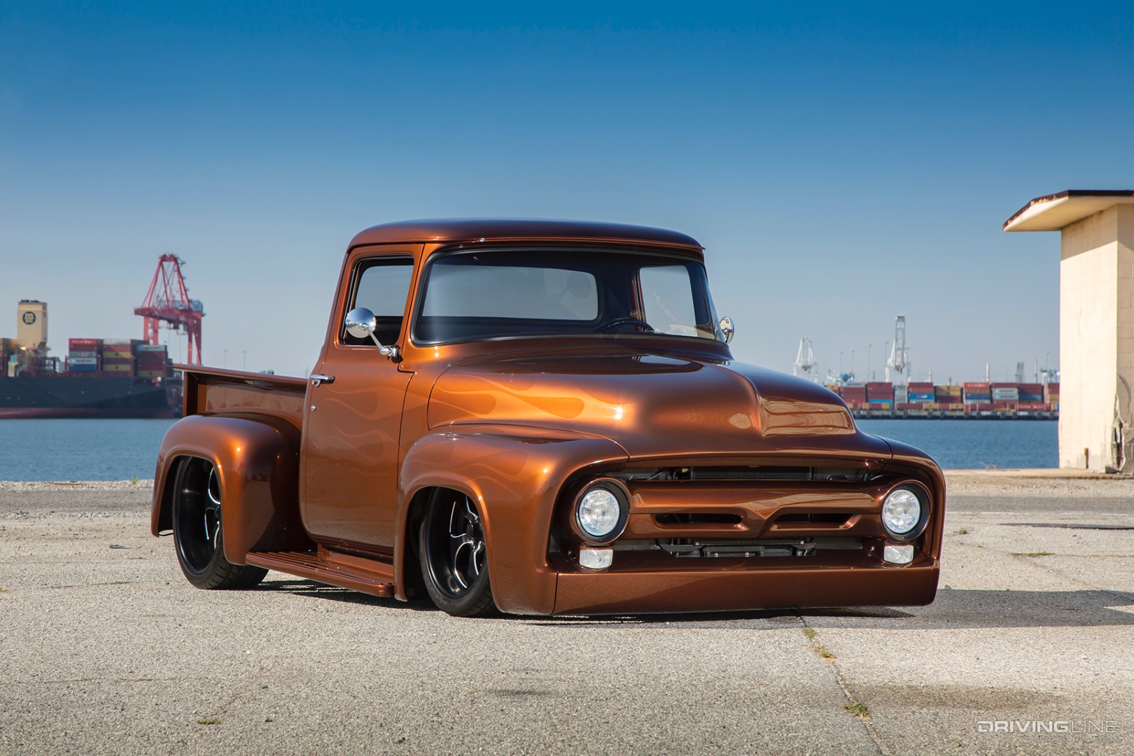 Front of David Crocker's '56 Ford F100