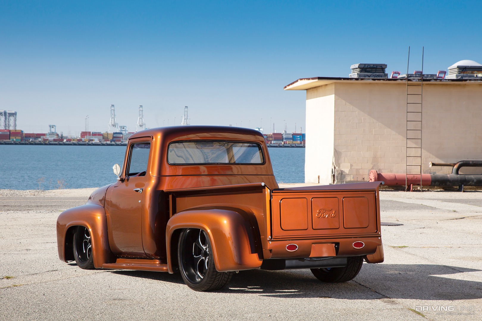 Rear of David Crocker's '56 Ford F100