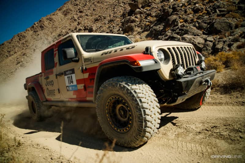 Ali Currie's Jeep Gladiator on Nitto Trail Grappler Tires