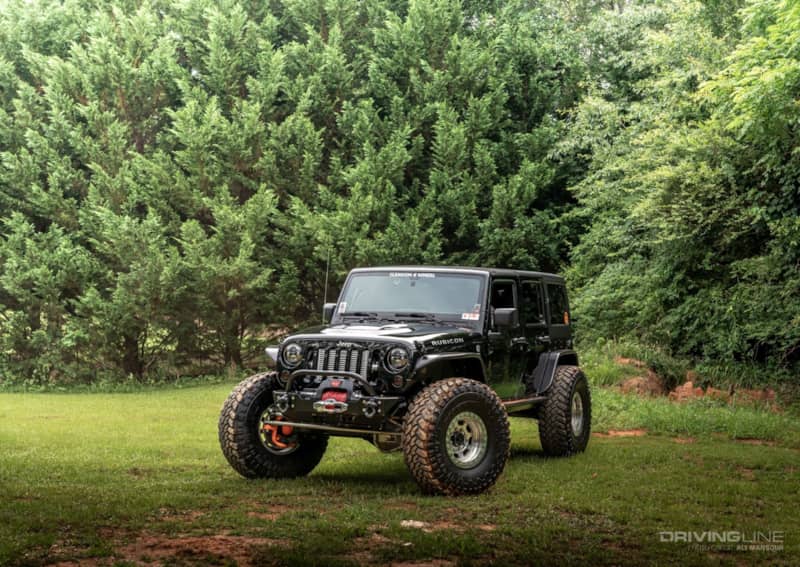 2012 Jeep Wrangler Unlimited Rubicon 40s Super Duty axles ripp supercharger