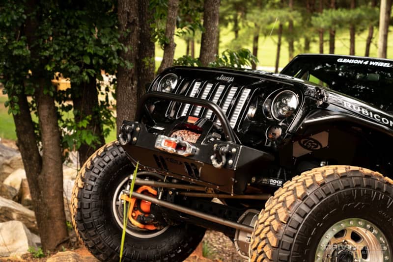 2012 Jeep Wrangler Unlimited Rubicon 40s Super Duty axles ripp supercharger