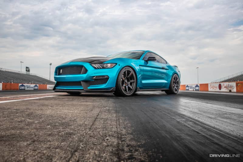 Mustang Shelby GT350 on Nitto NT555 G2 and NT555RII Drag Radial tires