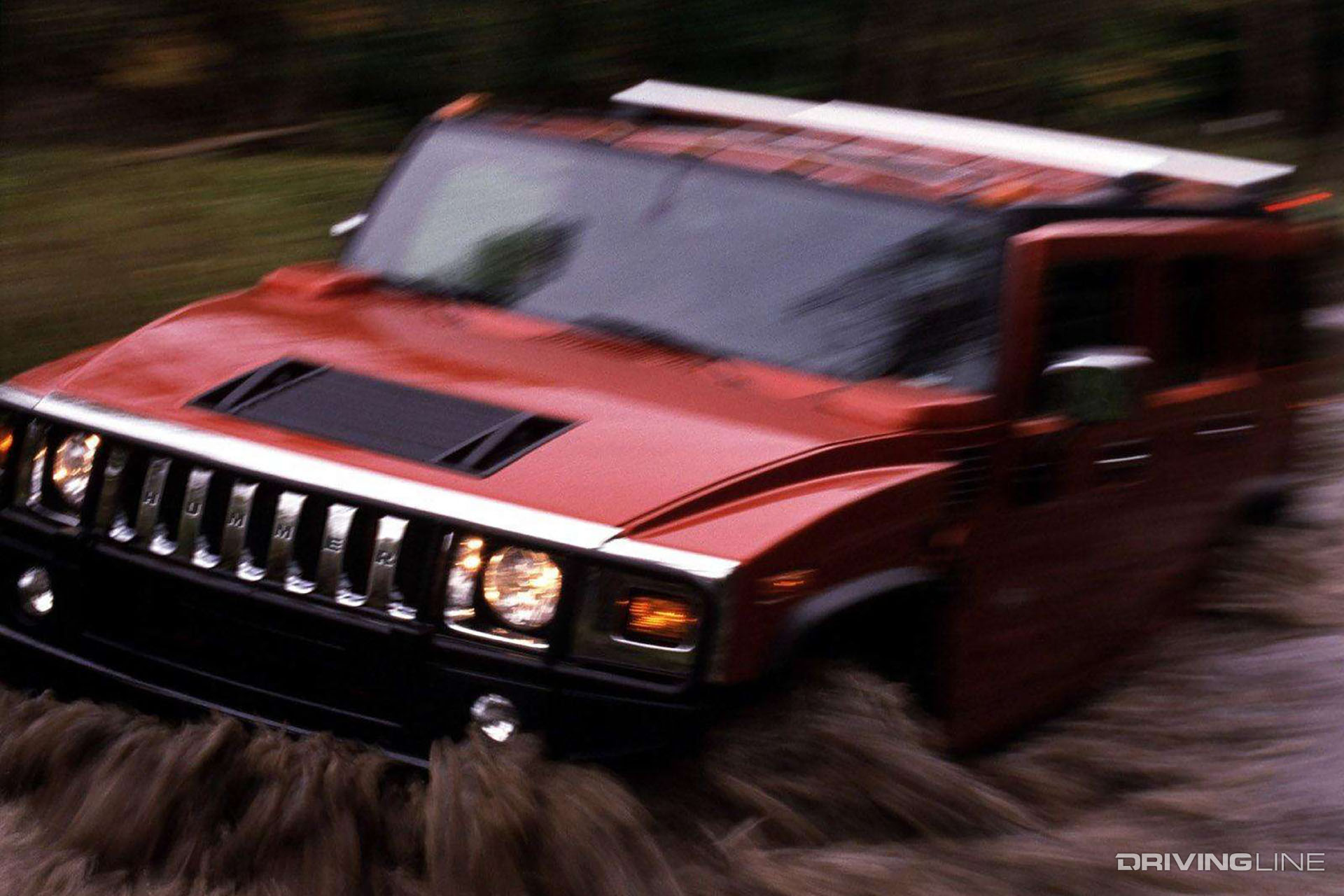 Hummer H2 in Mud