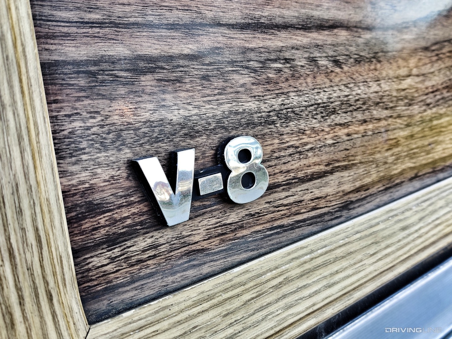 Jeep Grand Wagoneer LS Swap V-8 badge