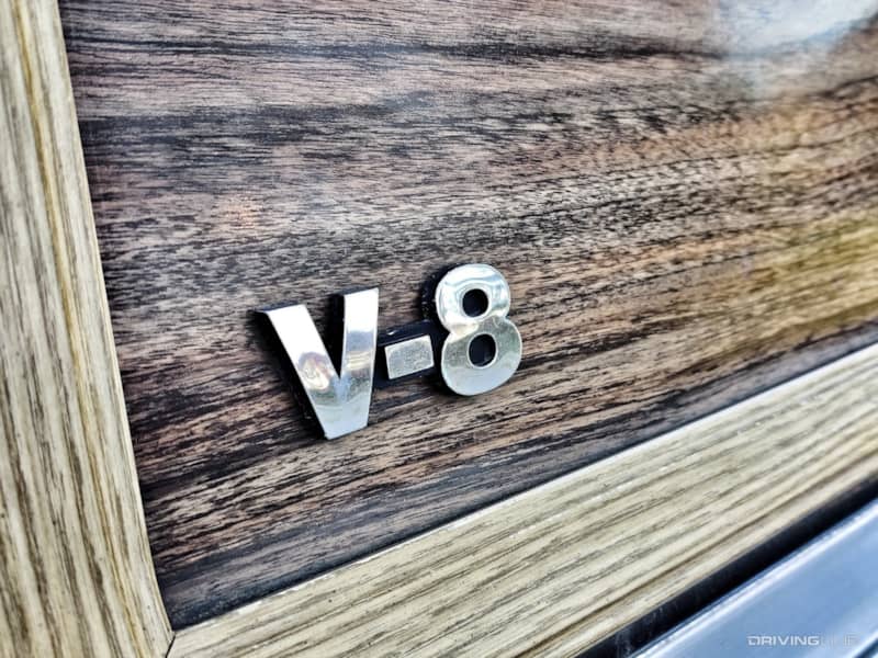 Jeep Grand Wagoneer LS Swap V-8 badge
